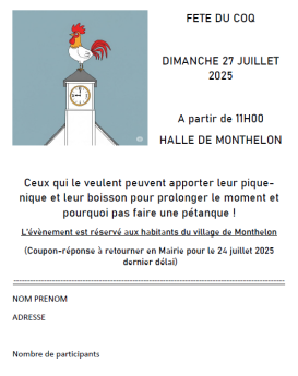 Fête du coq